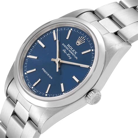 rolex air-king blue dial